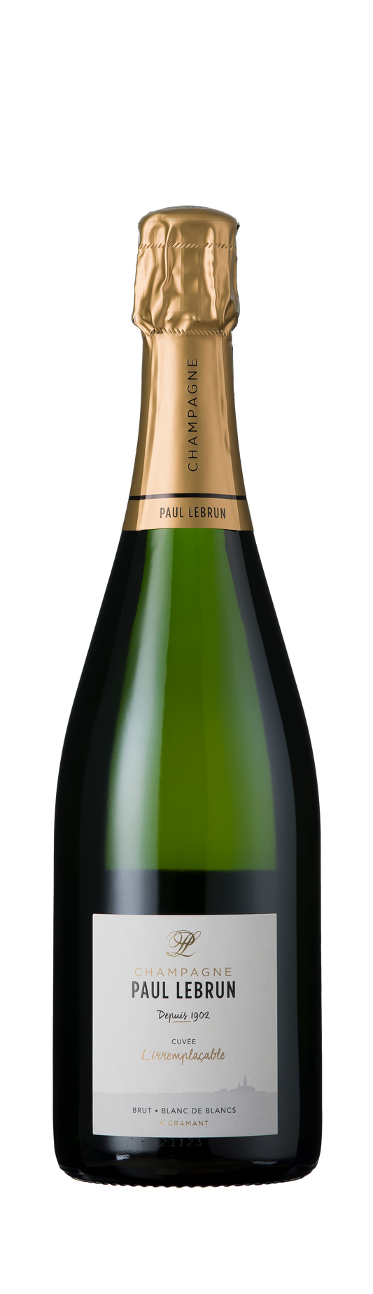 Blanc De Blancs Brut, L'Irremplaçable, Paul Lebrun, Champagne, France