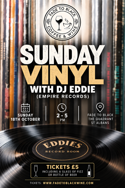 Sunday Vinyl Afternoon - Eddie (empire records) - Sunday 18th November 2pm-5pm
