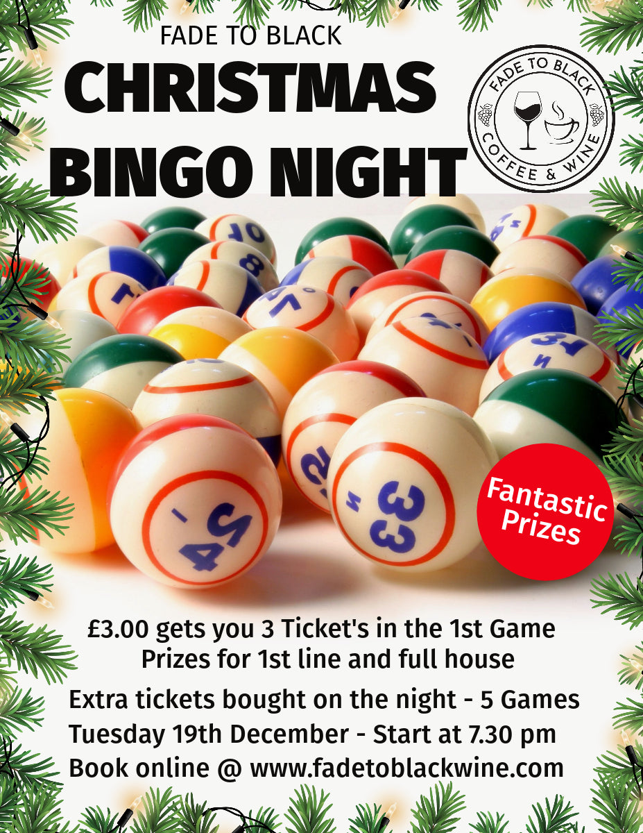 Christmas Bingo Night - Tuesday 19th December - One Person