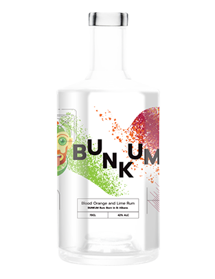 BUNKUM Blood Orange and Lime Rum