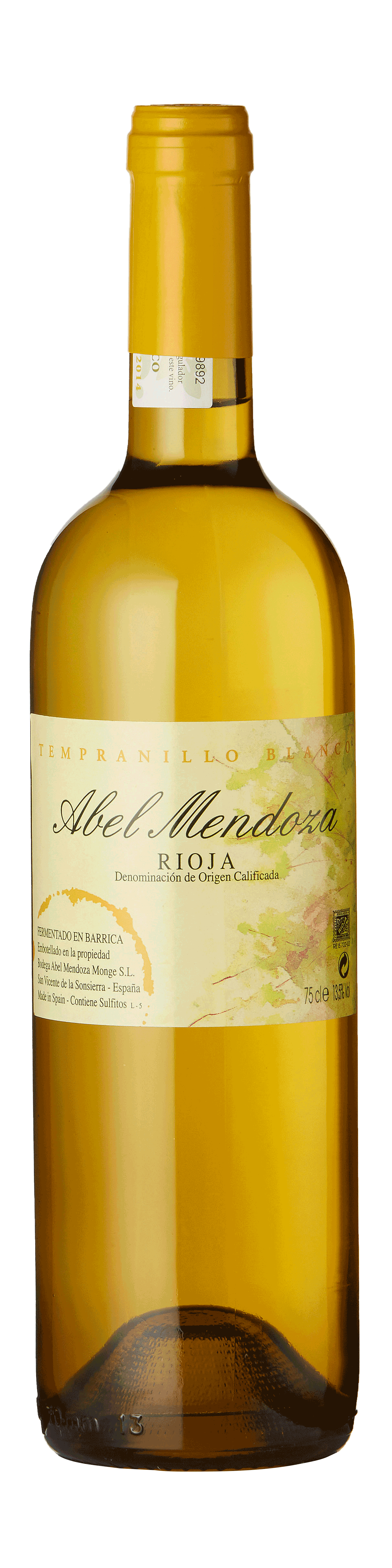 Abel Mendoza, Tempranillo Blanco, DOCa Rioja, Spain, 2023
