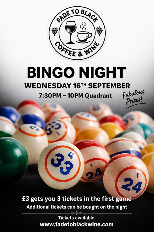 Bingo Night - Wednesday 16th September - one person - Quadrant, Marshalswick