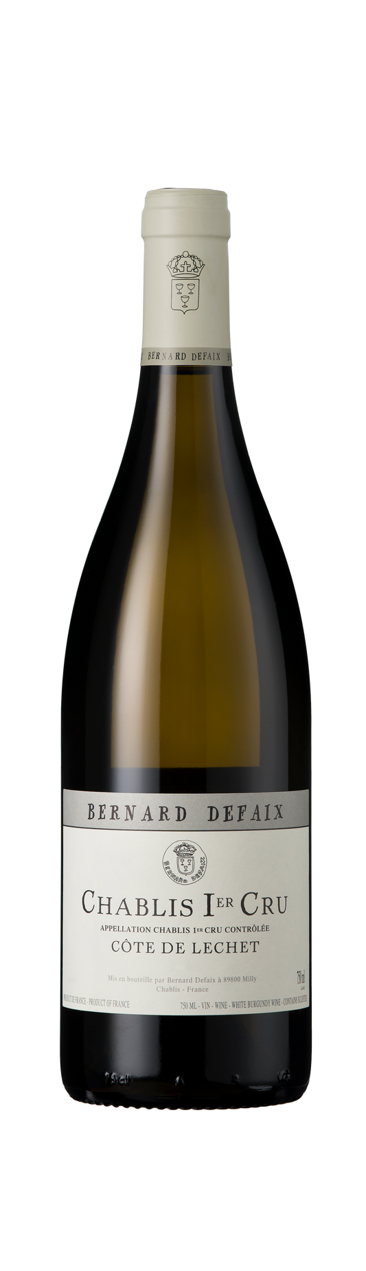 Chablis 1er Cru, Côte de Léchet, Domaine Bernard Defaix, Burgundy, France, 2023