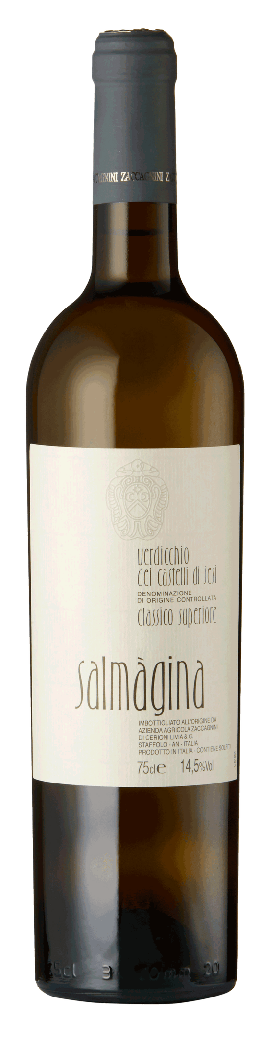 Verdicchio di Castelli di Jesi Classico Superiore, Salmàgina, DOC, Zaccagnini, Marche, Italy, 2022