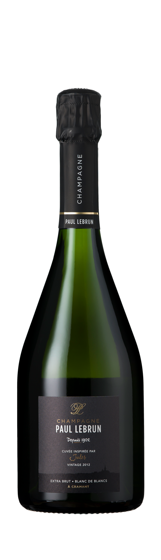 Blanc De Blancs Extra Brut, Jules, Paul Lebrun, Champagne, France, 2012