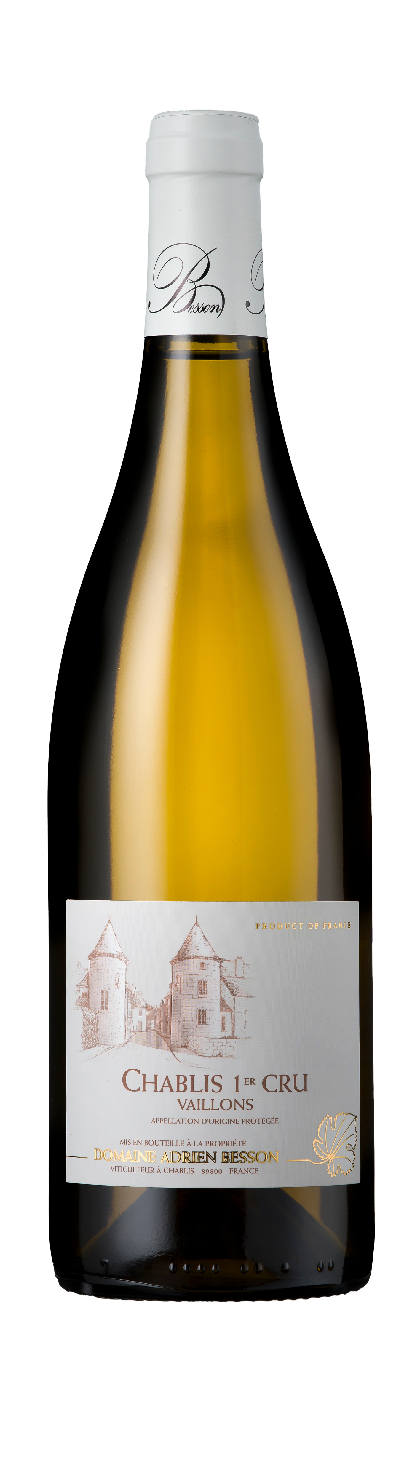 Chablis 1er Cru Vaillons, Domaine Besson, Burgundy, France, 2022