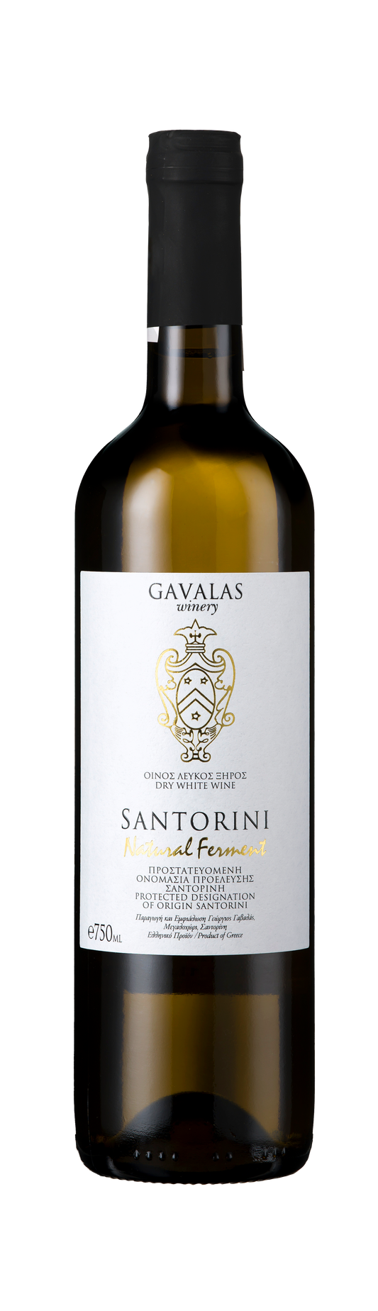 Santorini Natural Ferment (PDO Santorini), Gavalas Winery, Santorini, Greece, 2023