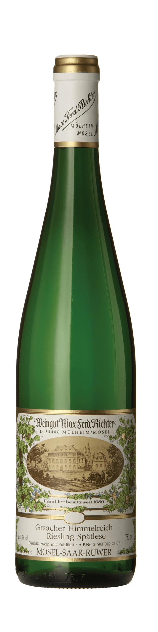 Riesling Spätlese, Graacher Himmelreich, QmP, Weingut Max Ferdinand Richter, Mosel, Germany, 2018