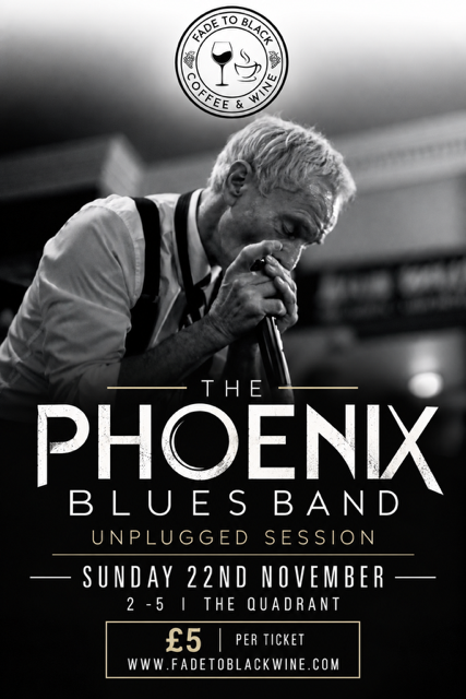 Phoenix Blues Band - UNPLUGGED - Sunday 22nd November 2pm-5pm