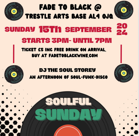Soulful Sunday September 15th 2024 @ Trestle Arts Base 3pm-7pm