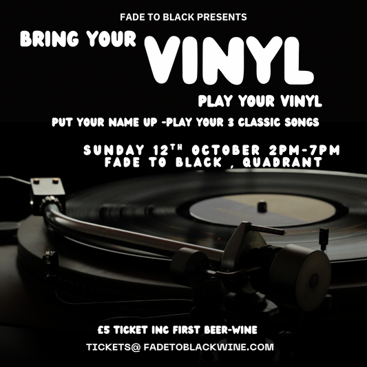 Sunday Vinyl Classics-Bring your Vinyl-Play your Vinyl......October 12th ..Quadrant