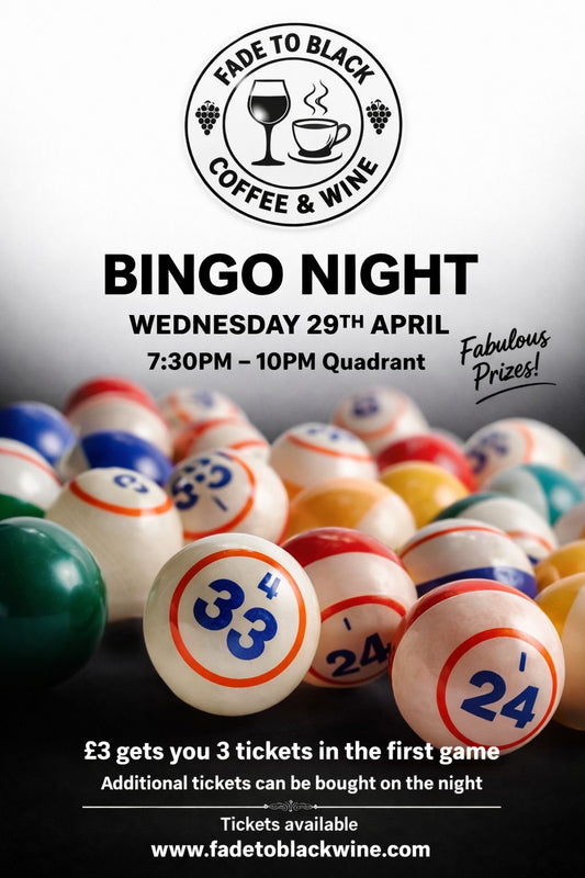 Bingo Night - Wednesday 29th April 2026 - One Person - Quadrant, Marshalswick